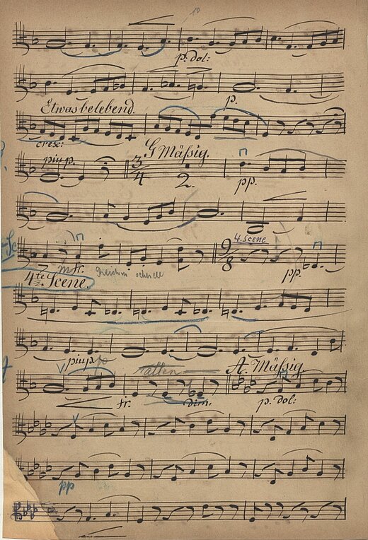 Stimmenmaterial zur Wagner-Oper "Die Meistersinger von Nürnberg"