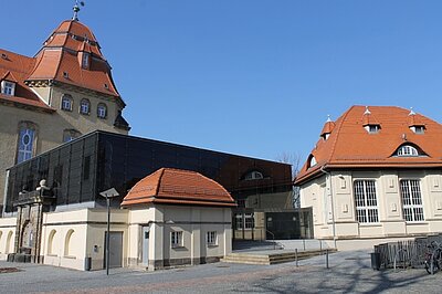 Außenansicht des Archivgebäudes des Archivverbundes Pirna
