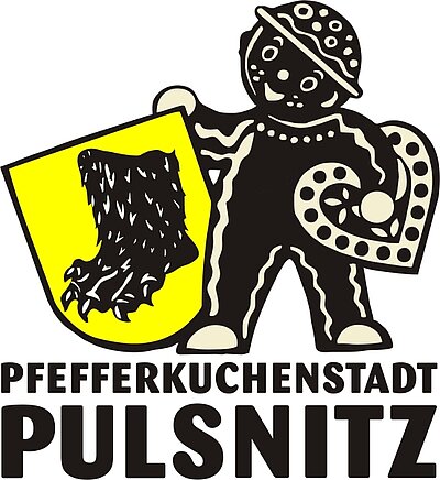 Signet der Stadt Pulsnitz mit Stadtwappen 